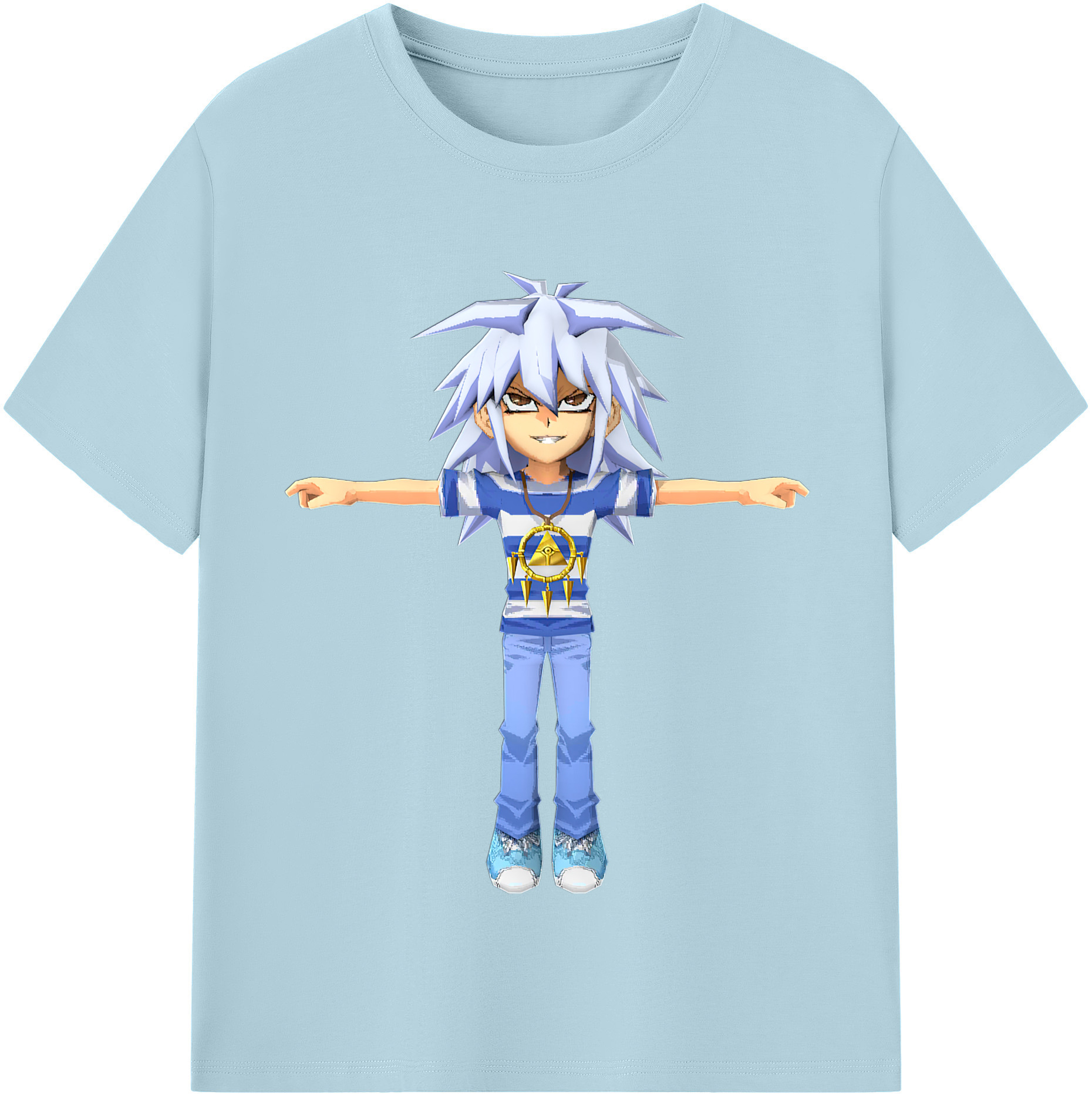 （画像用） 遊☆戯☆王 Yu-Gi-Oh! 綿100％半袖Tシャツ（フロントプリント）